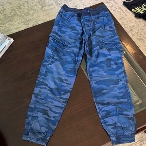 GAP Blue Camouflage Cargo Joggers